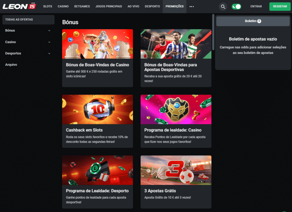 Casino betting